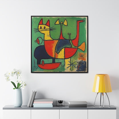 Cat 135, Gallery Canvas Wraps, Square Frame