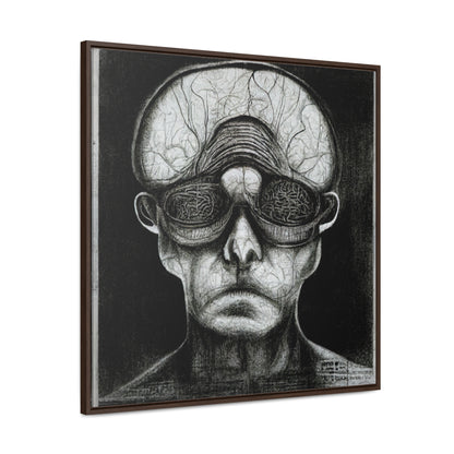 Brain 36, Valentinii, Gallery Canvas Wraps, Square Frame