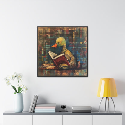 Duck 4, Gallery Canvas Wraps, Square Frame