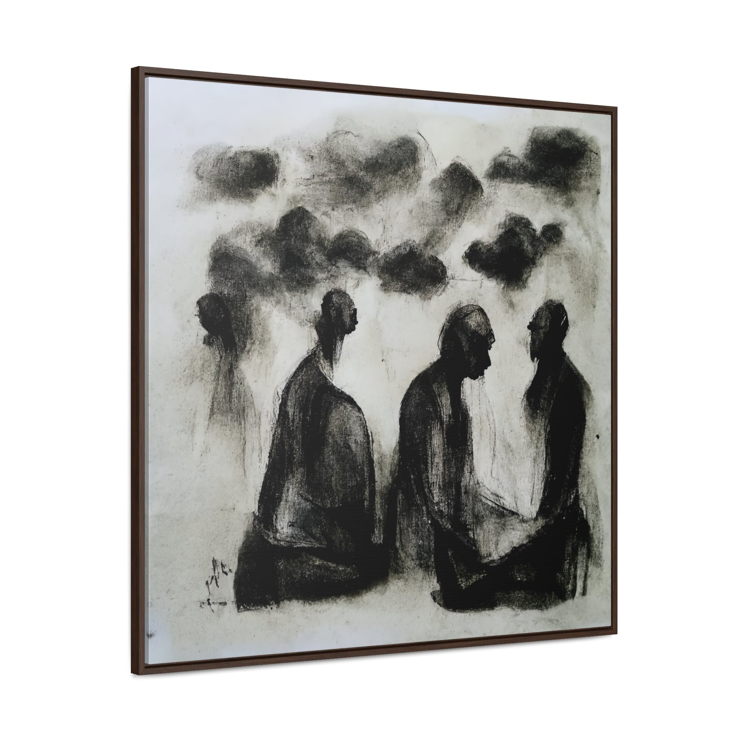 Palaeolithic Prayer 11, Valentinii, Gallery Canvas Wraps, Square Frame