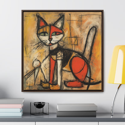 Cat 53, Gallery Canvas Wraps, Square Frame