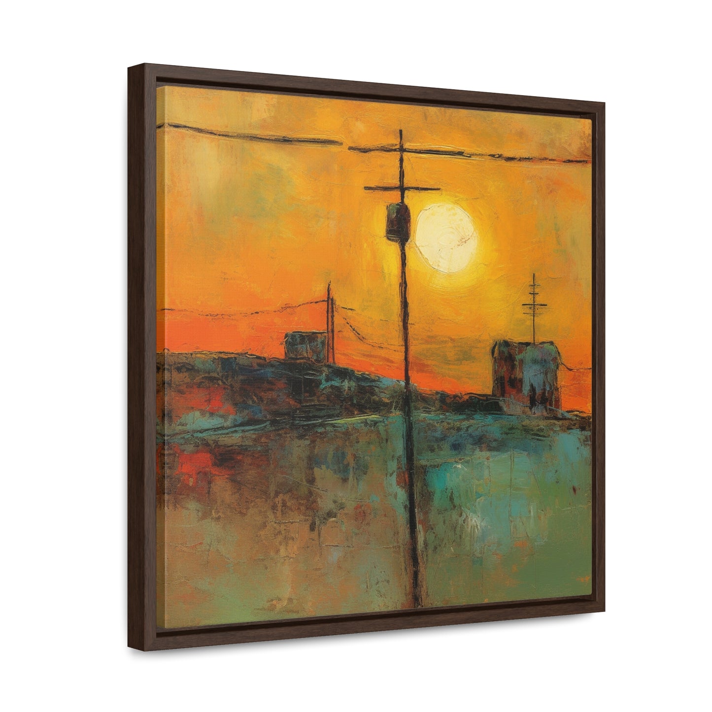 Land of the Sun 53, Valentinii, Gallery Canvas Wraps, Square Frame