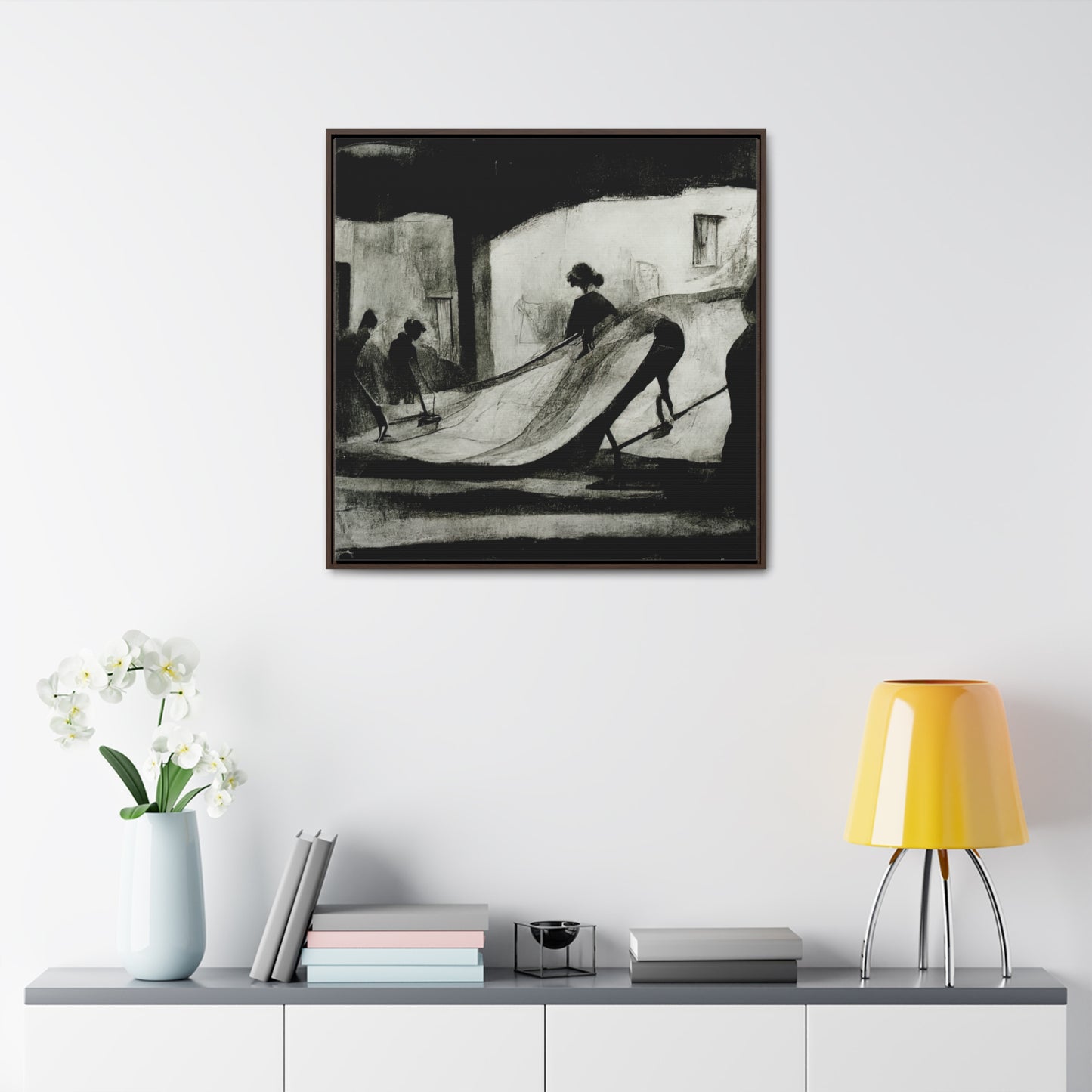 Domestic Memories 46, Valentinii, Gallery Canvas Wraps, Square Frame