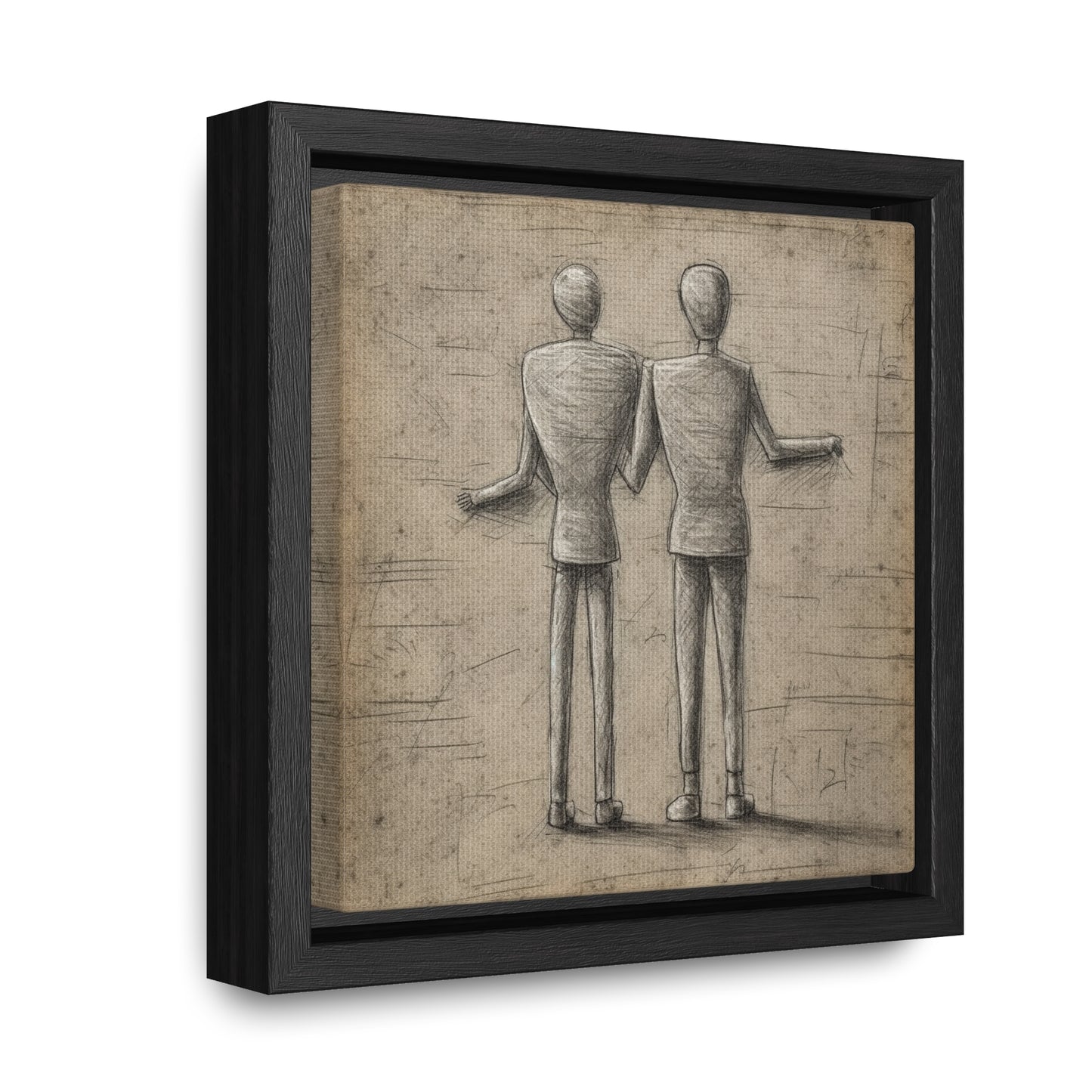 The Courage of Vulnerability 15, Gallery Canvas Wraps, Square Frame