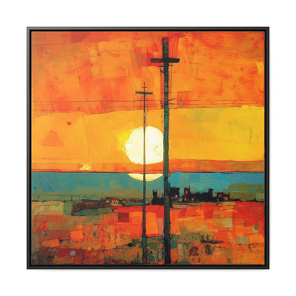 Land of the Sun 67, Valentinii, Gallery Canvas Wraps, Square Frame