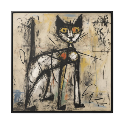 Cat 44, Gallery Canvas Wraps, Square Frame