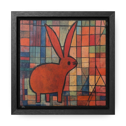 Rabbit 32, Gallery Canvas Wraps, Square Frame