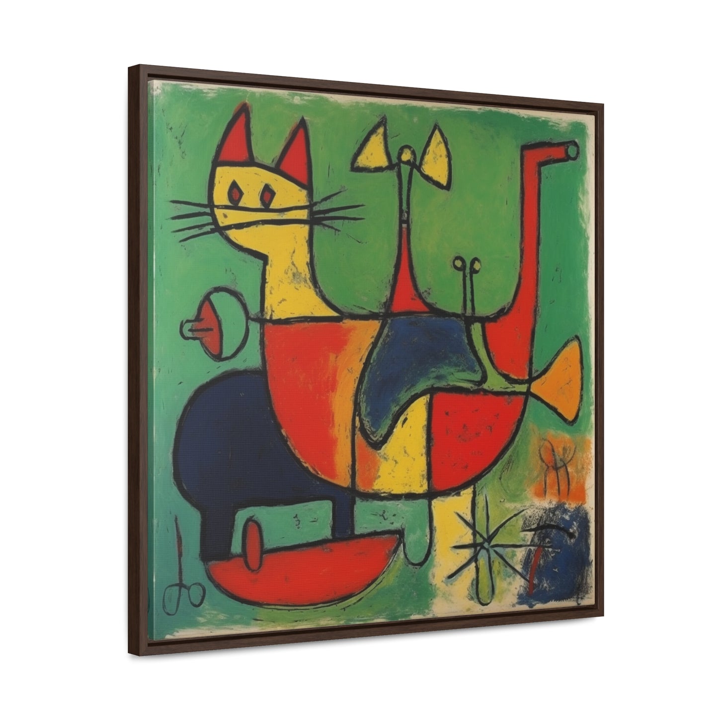 Cat 135, Gallery Canvas Wraps, Square Frame