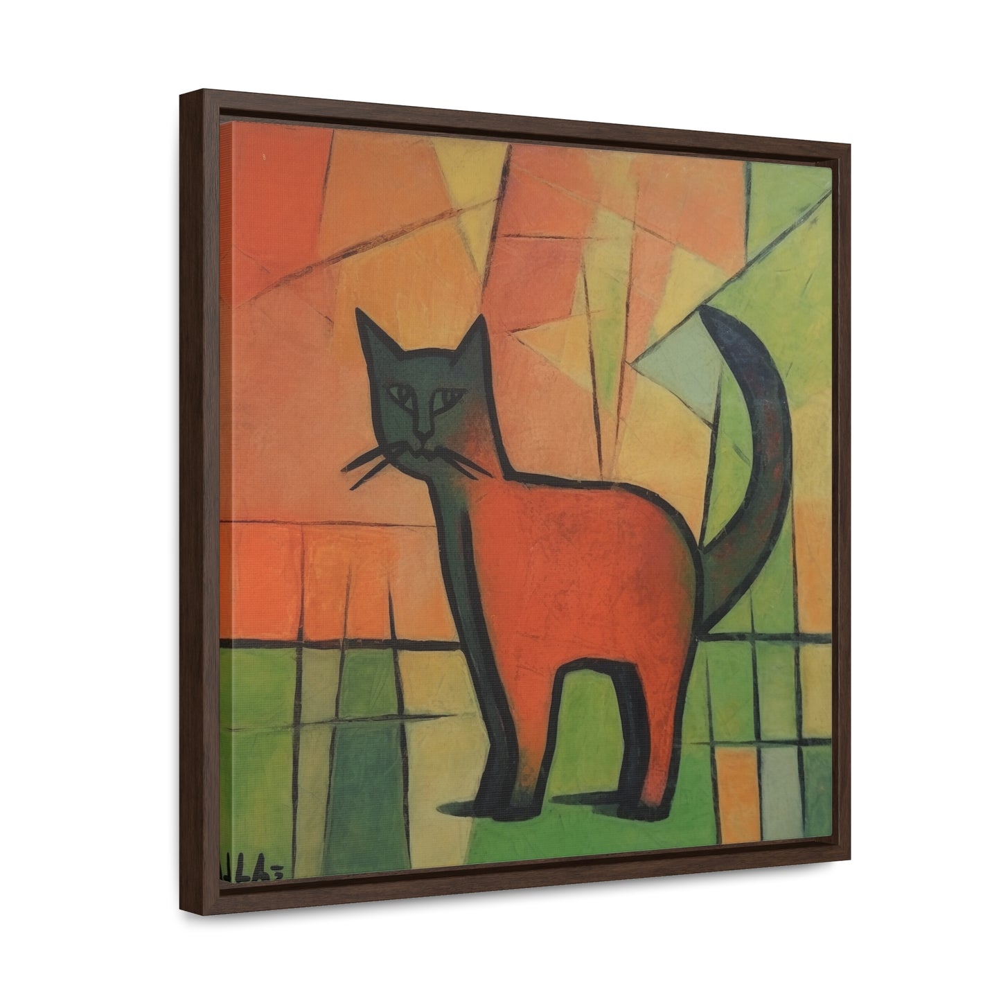 Cat 20, Gallery Canvas Wraps, Square Frame