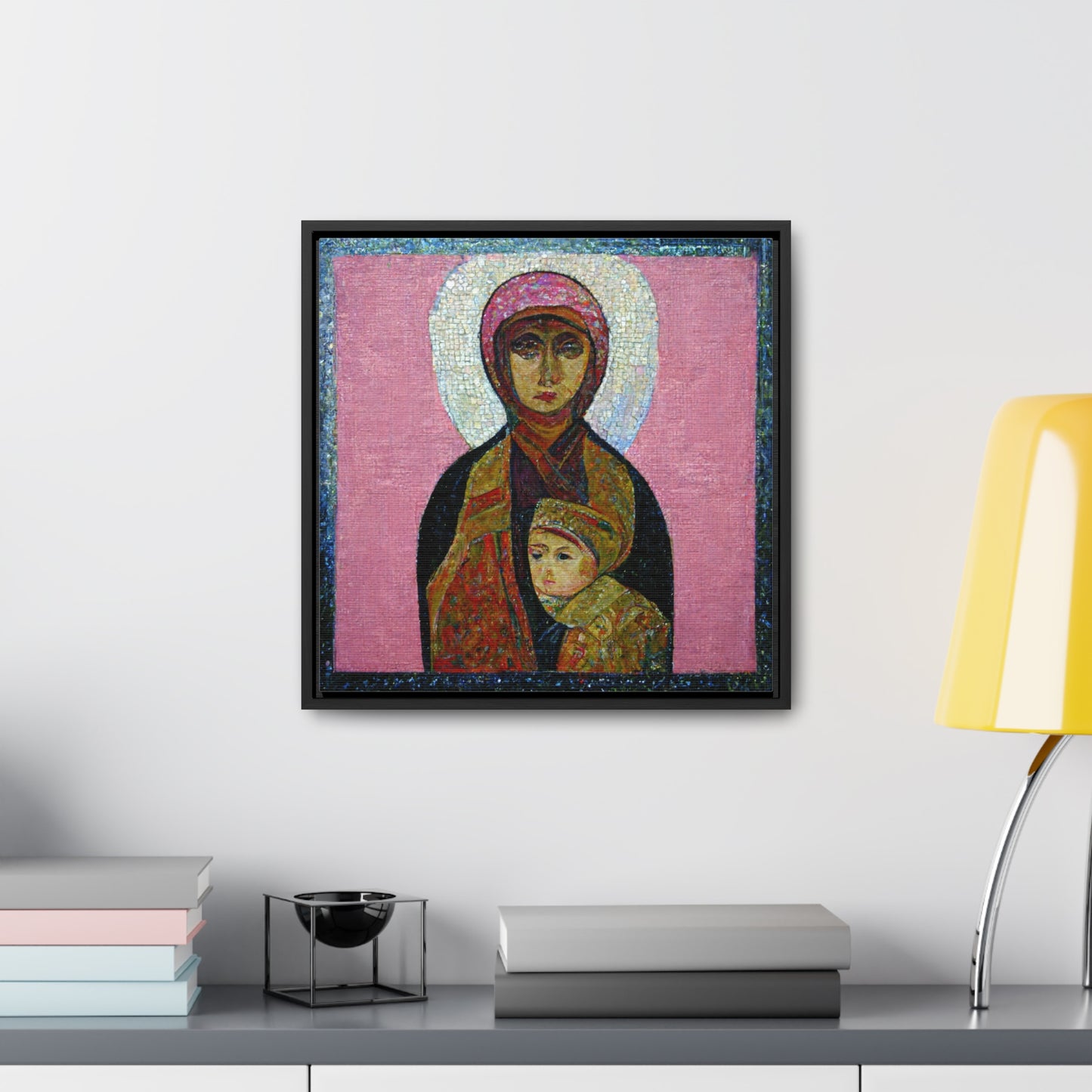 Mary and the Child 18, Valentinii, Gallery Canvas Wraps, Square Frame