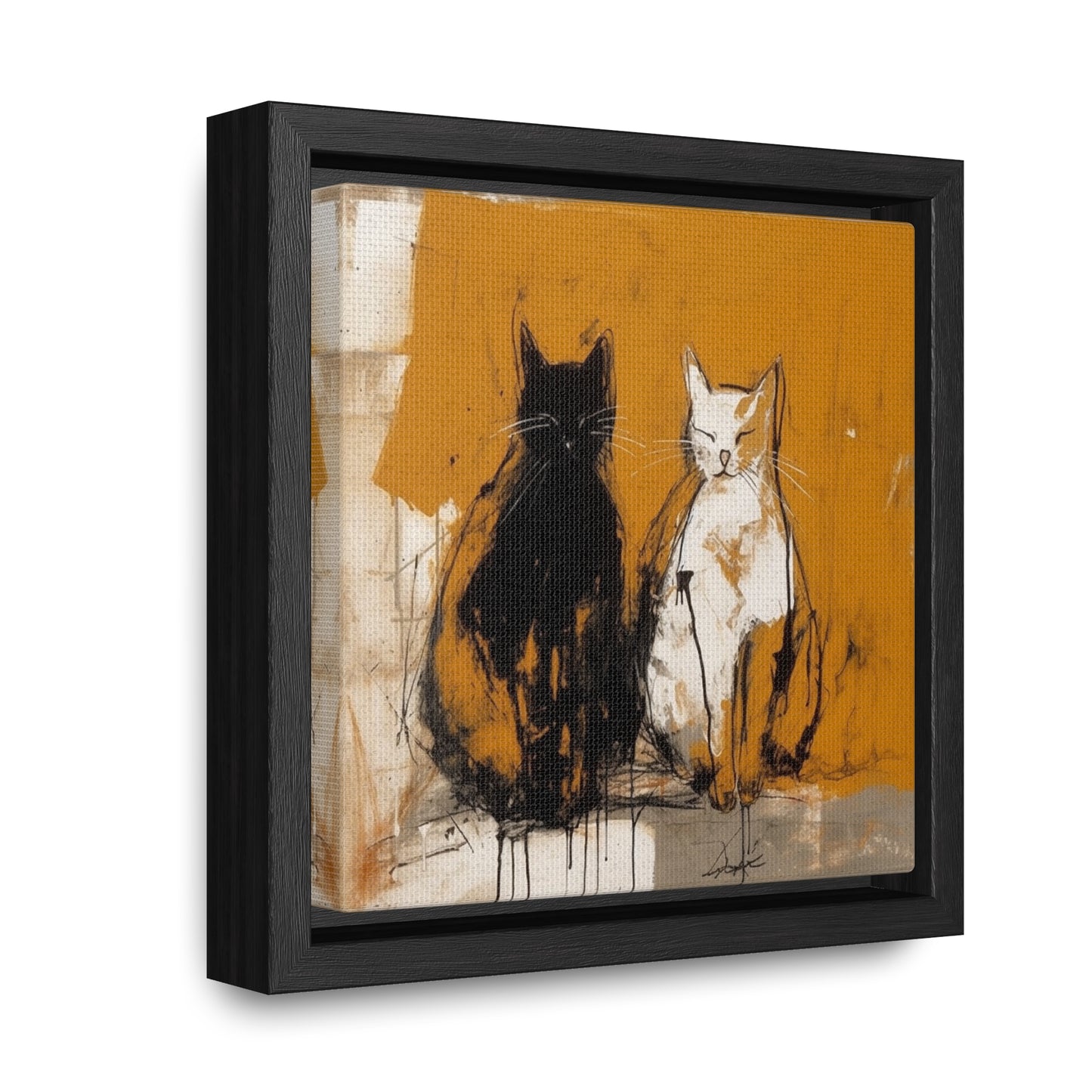 Cat 16, Gallery Canvas Wraps, Square Frame