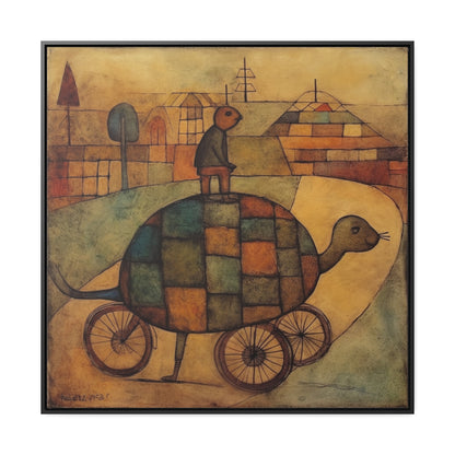 Turtle 14, Gallery Canvas Wraps, Square Frame