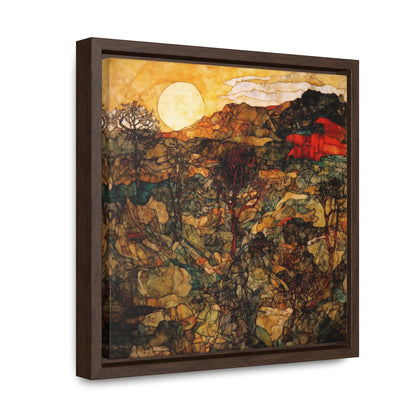 Land of the Sun 46, Valentinii, Gallery Canvas Wraps, Square Frame