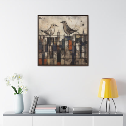 Bird 30, Gallery Canvas Wraps, Square Frame