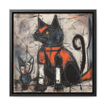 Cat 92, Gallery Canvas Wraps, Square Frame