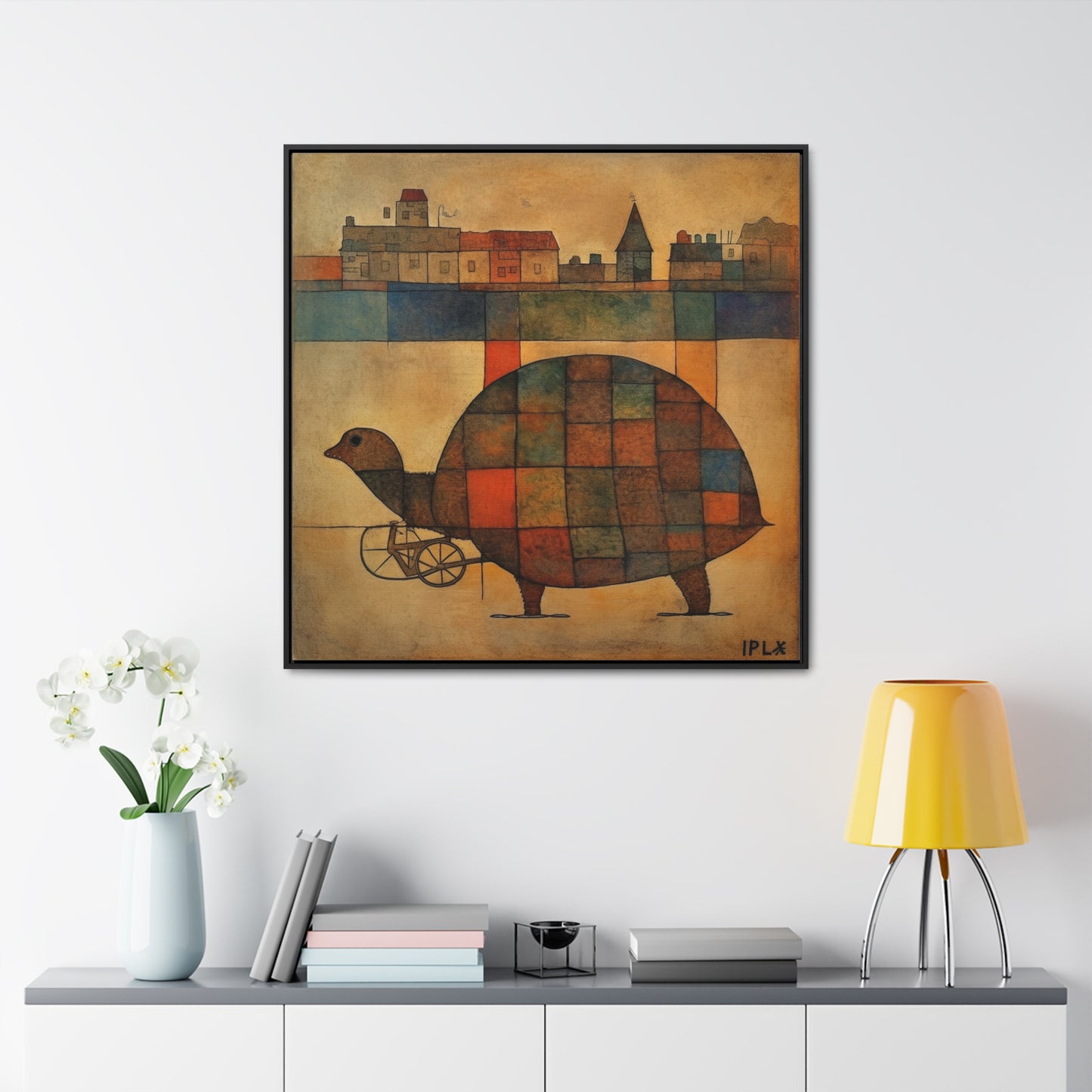 Turtle 17, Gallery Canvas Wraps, Square Frame