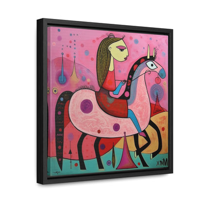 The Dreams of the Child 57, Gallery Canvas Wraps, Square Frame