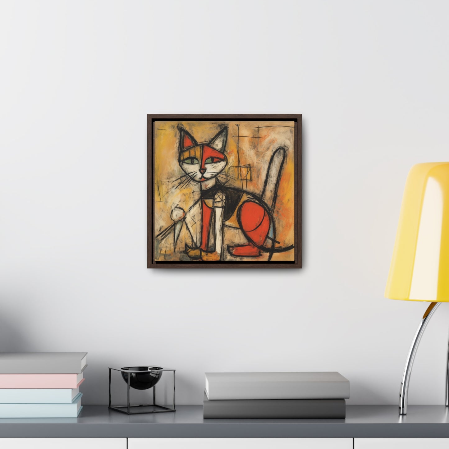 Cat 53, Gallery Canvas Wraps, Square Frame