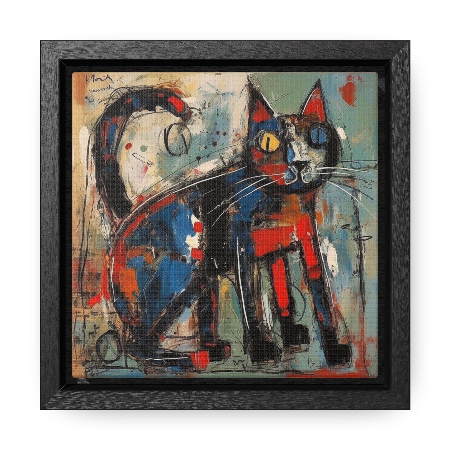 Cat 88, Gallery Canvas Wraps, Square Frame