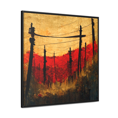 Land of the Sun 18, Valentinii, Gallery Canvas Wraps, Square Frame