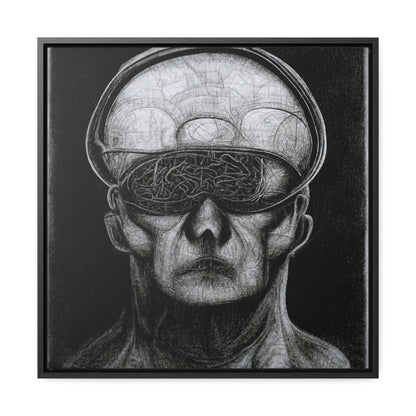 Brain 30, Valentinii, Gallery Canvas Wraps, Square Frame