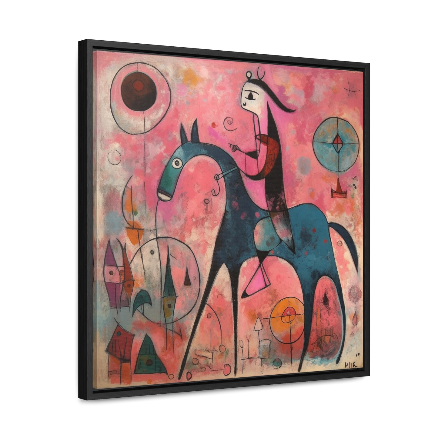 The Dreams of the Child 7, Gallery Canvas Wraps, Square Frame