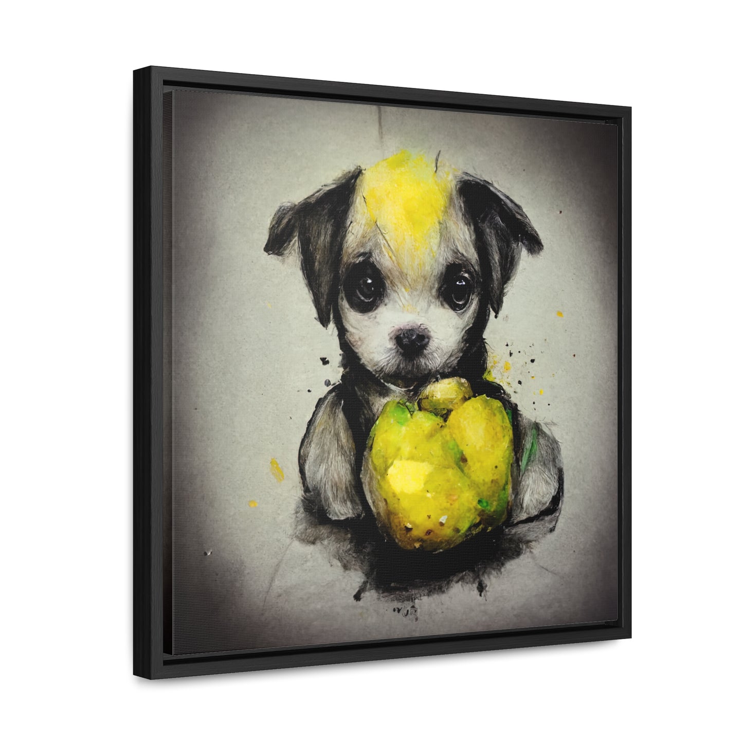 Dogs and Puppies 2, Valentinii, Gallery Canvas Wraps, Square Frame