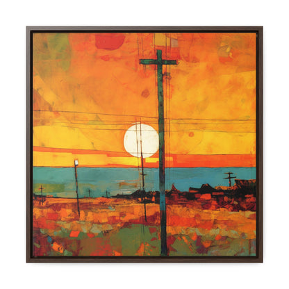 Land of the Sun 61, Valentinii, Gallery Canvas Wraps, Square Frame