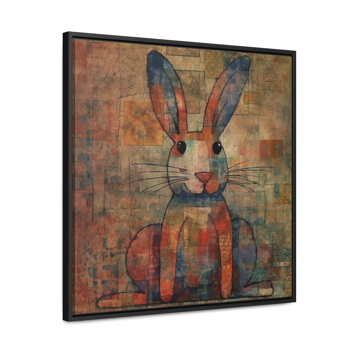 Rabbit 33, Gallery Canvas Wraps, Square Frame