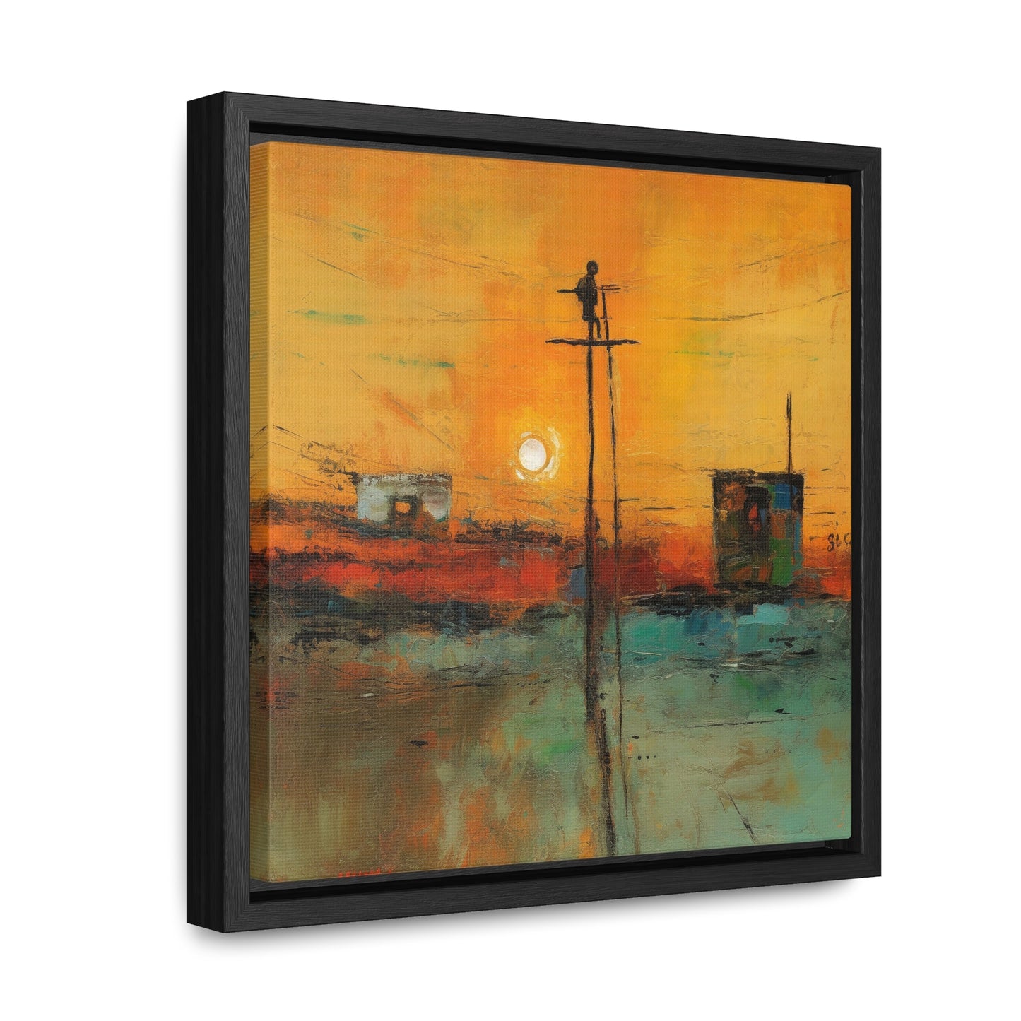 Land of the Sun 81, Valentinii, Gallery Canvas Wraps, Square Frame