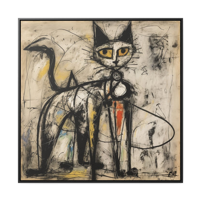 Cat 79, Gallery Canvas Wraps, Square Frame