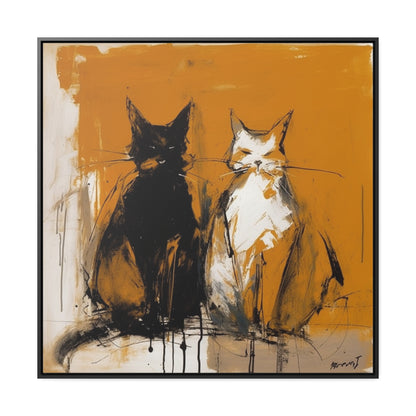 Cat 11, Gallery Canvas Wraps, Square Frame