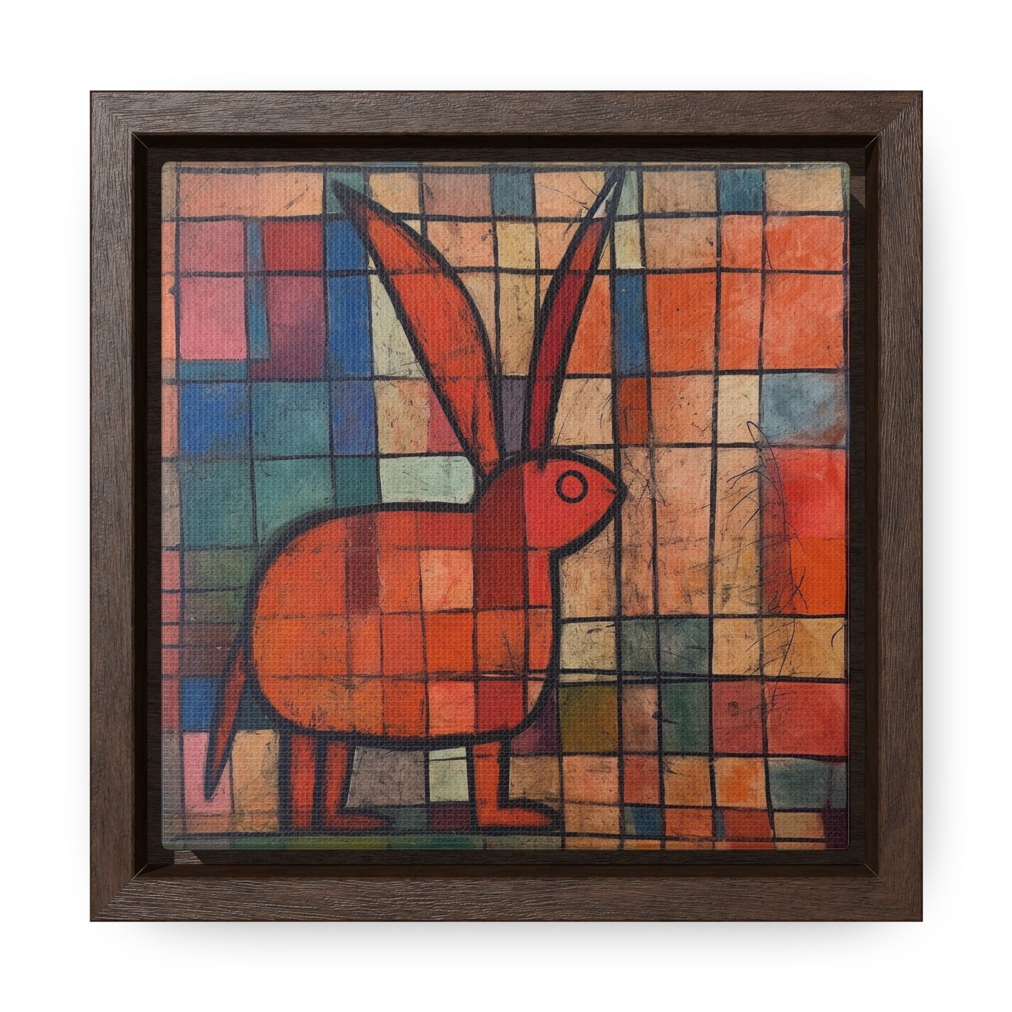 Rabbit 29, Gallery Canvas Wraps, Square Frame