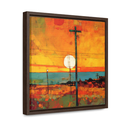 Land of the Sun 64, Valentinii, Gallery Canvas Wraps, Square Frame