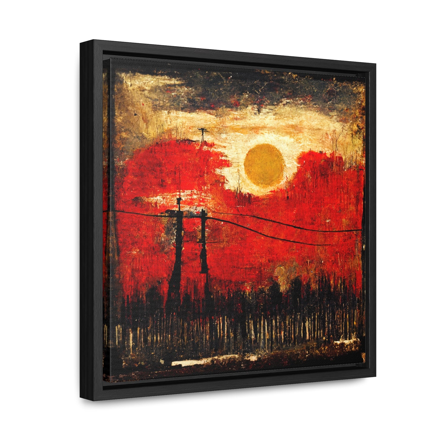 Land of the Sun 20, Valentinii, Gallery Canvas Wraps, Square Frame