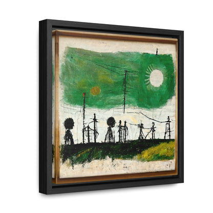 Land of the Sun 34, Valentinii, Gallery Canvas Wraps, Square Frame
