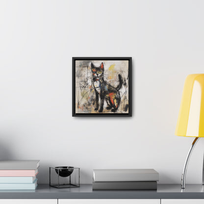 Cat 59, Gallery Canvas Wraps, Square Frame