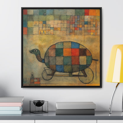 Turtle 12, Gallery Canvas Wraps, Square Frame