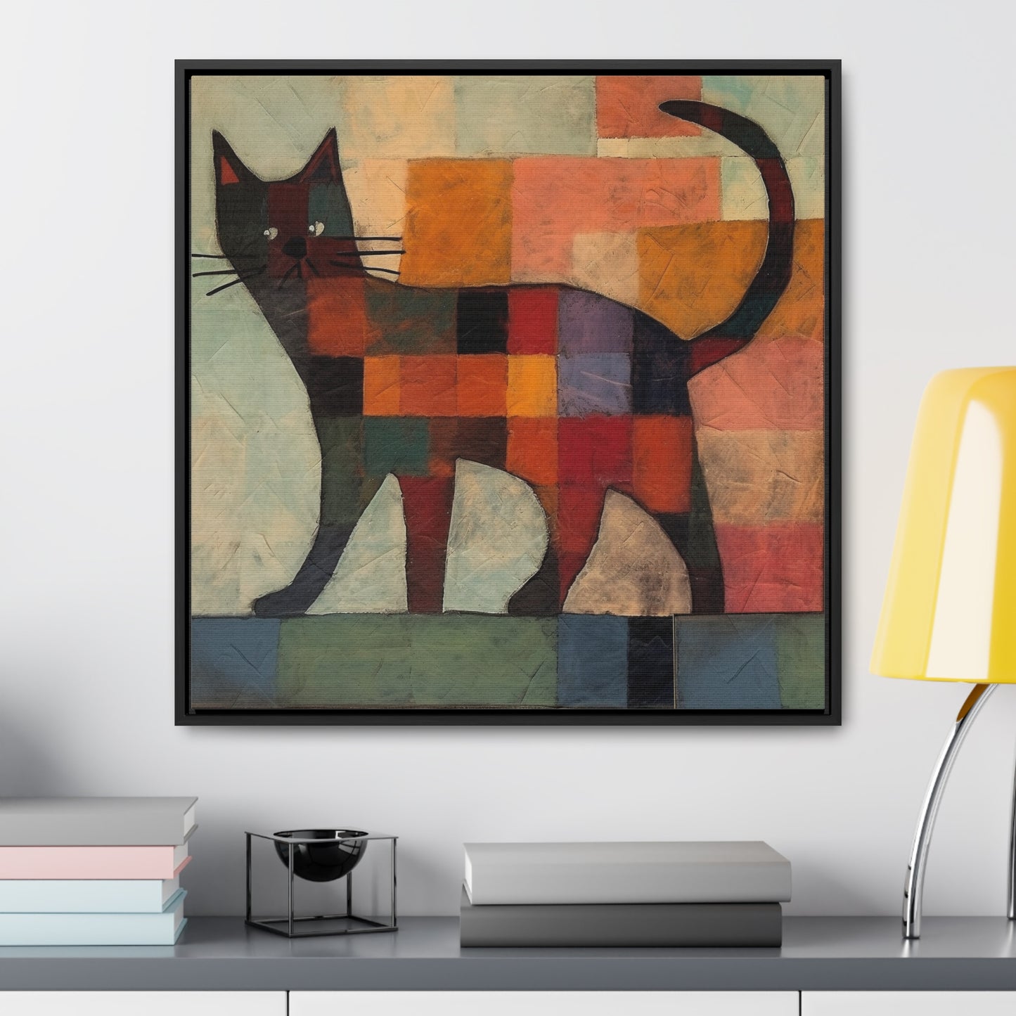 Cat 24, Gallery Canvas Wraps, Square Frame