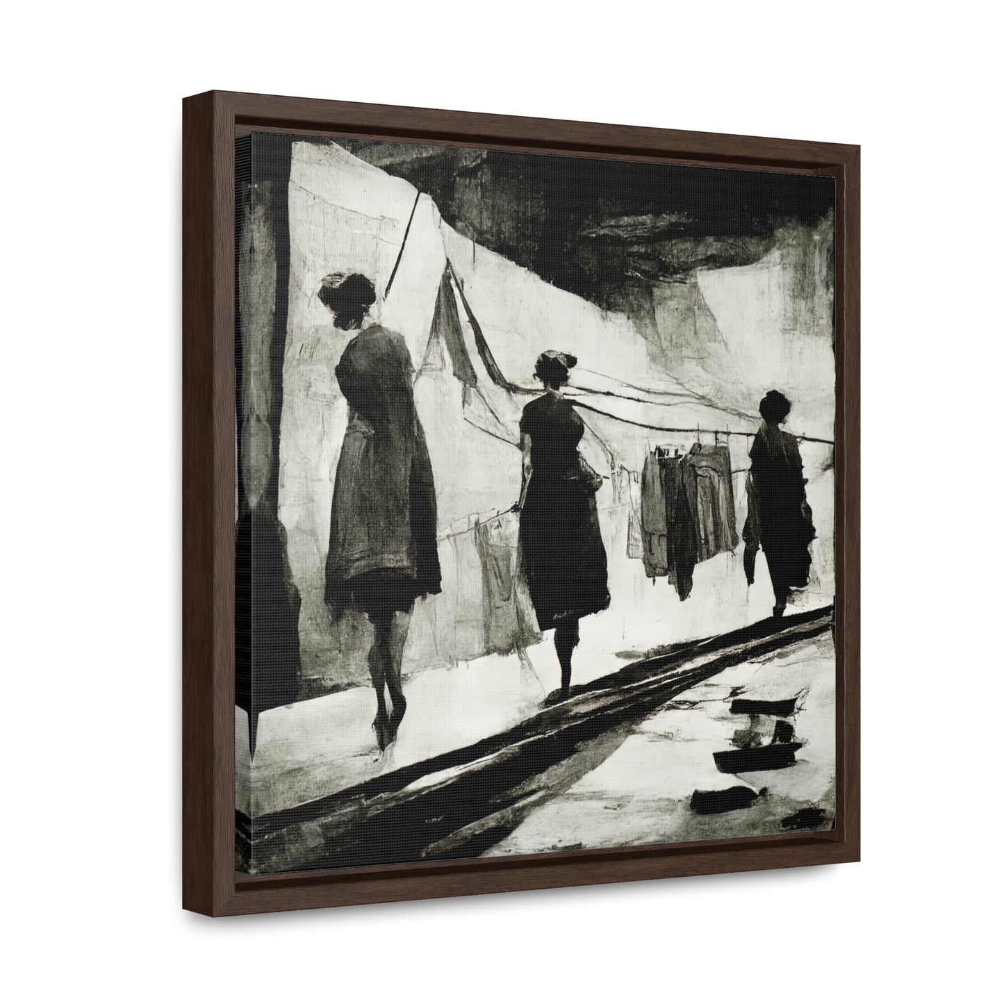 Domestic Memories 3, Valentinii, Gallery Canvas Wraps, Square Frame