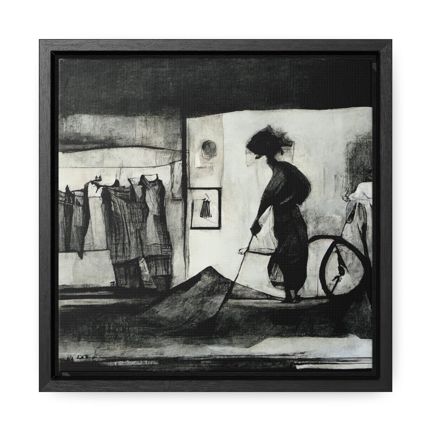 Domestic Memories 30, Valentinii, Gallery Canvas Wraps, Square Frame