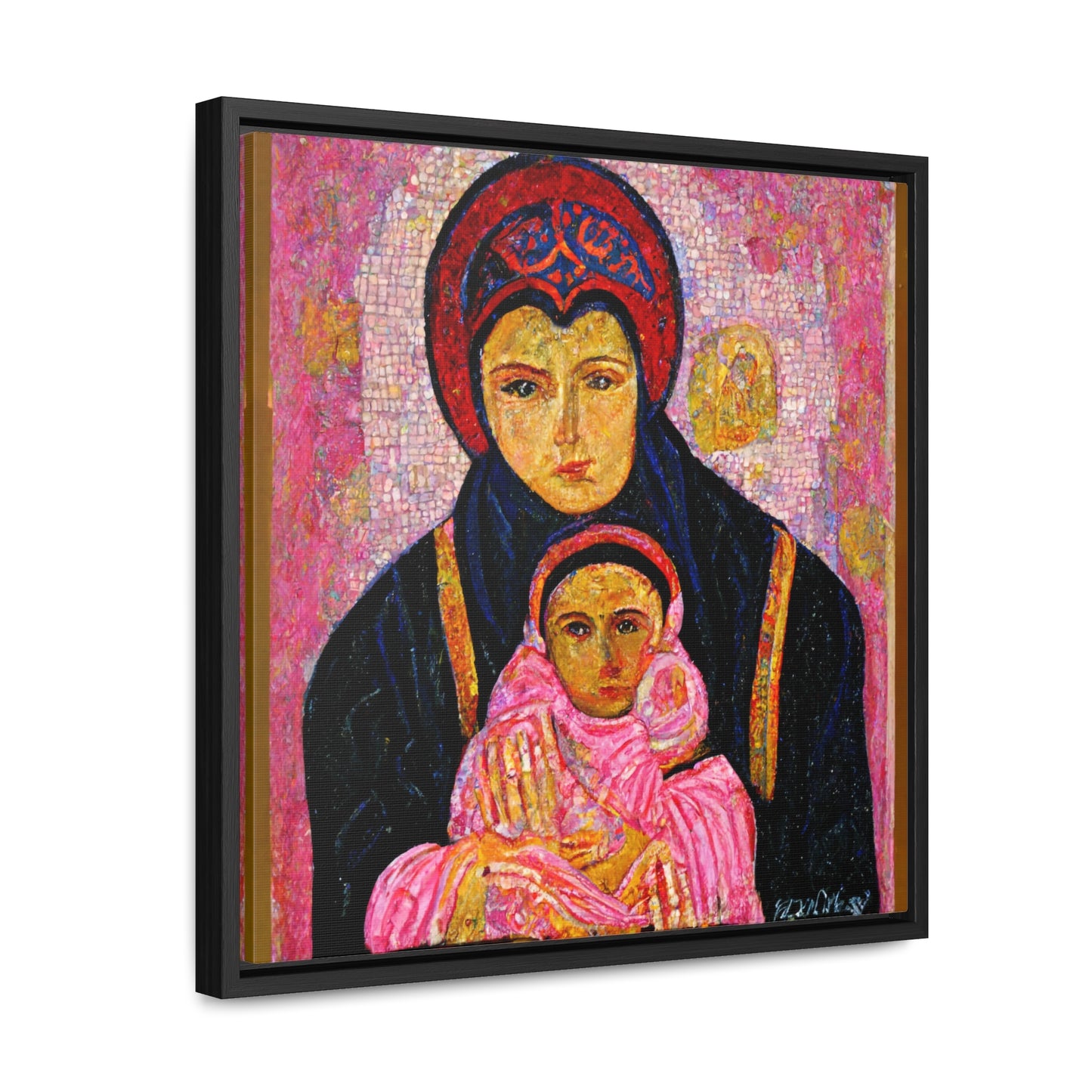 Mary and the Child 24, Valentinii, Gallery Canvas Wraps, Square Frame