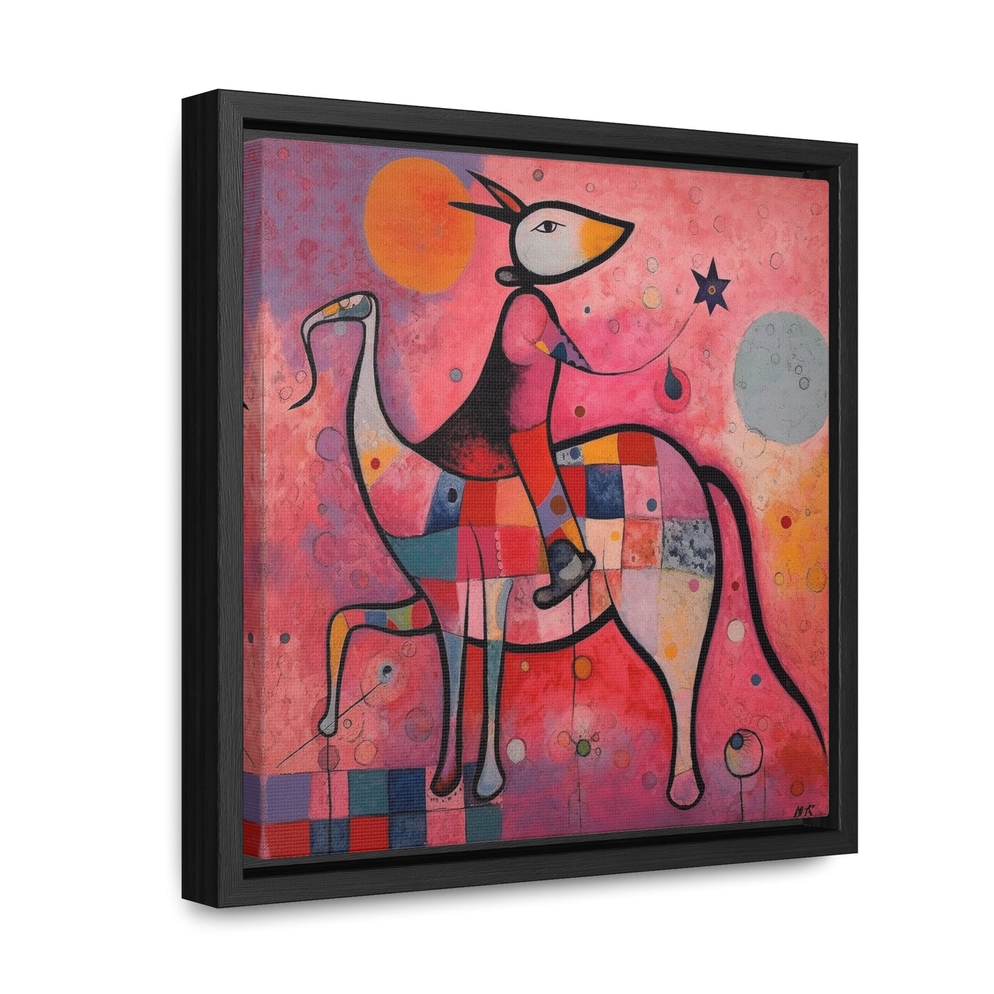 The Dreams of the Child 3, Gallery Canvas Wraps, Square Frame