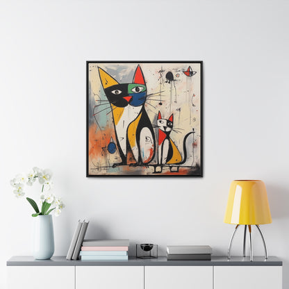 Cat 40, Gallery Canvas Wraps, Square Frame