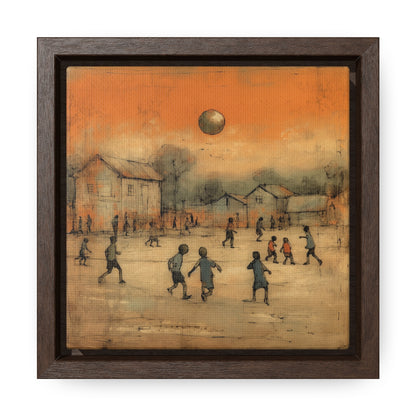 Childhood 30, Gallery Canvas Wraps, Square Frame