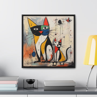 Cat 40, Gallery Canvas Wraps, Square Frame