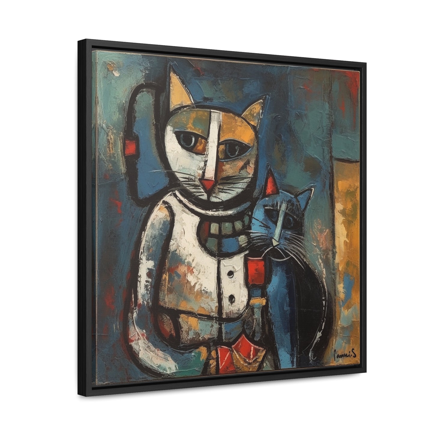 Cat 29, Gallery Canvas Wraps, Square Frame