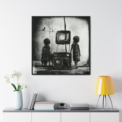 Childhood Wave 8, Valentinii, Gallery Canvas Wraps, Square Frame