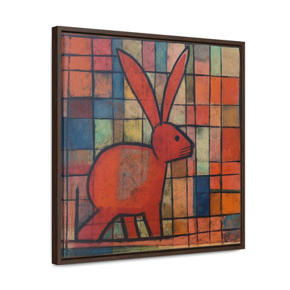 Rabbit 30, Gallery Canvas Wraps, Square Frame