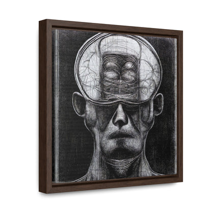 Brain 35, Valentinii, Gallery Canvas Wraps, Square Frame